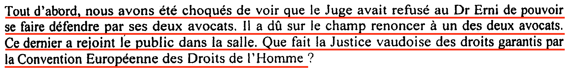 Avocat interdit de défendre son client