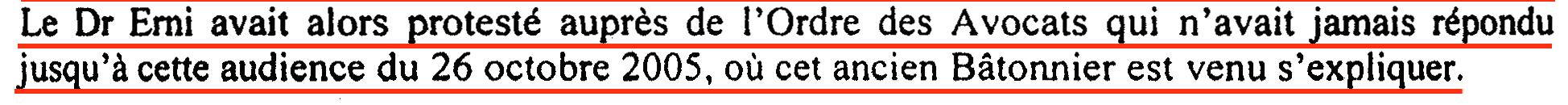 Un Bâtonnier au dessus de la Constitution